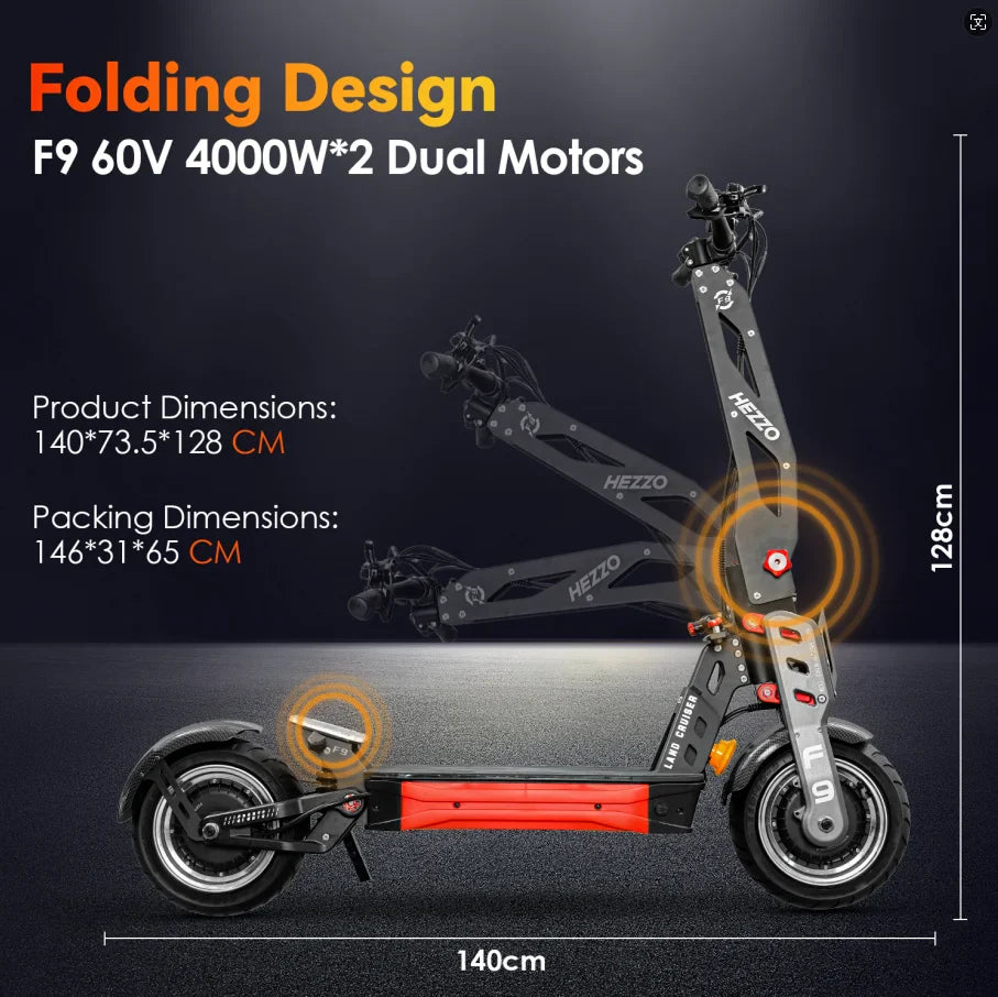 Compact Powerhouse: The 800W Foldable Mobility Scooter for Adults