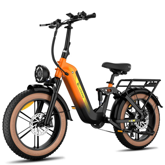 Luckeep X3 Electric Bike – Full Suspension Fat-Tire Beast for All-Terrain Freedom