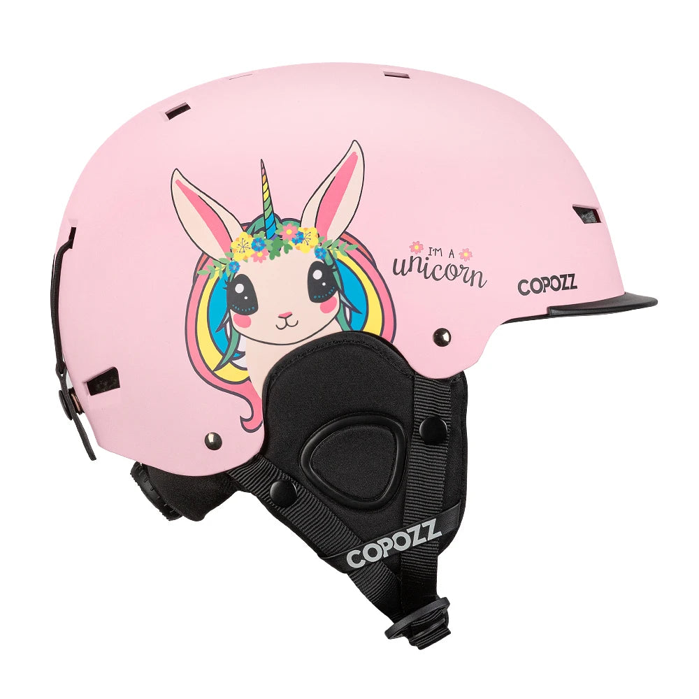 COPOZZ Cartoon Ski Helmet