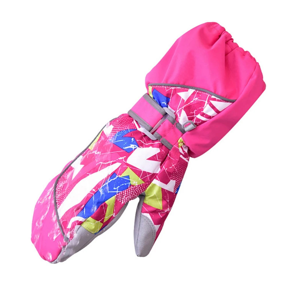 Kids' Winter Ski Gloves – Windproof & Anti-Slip