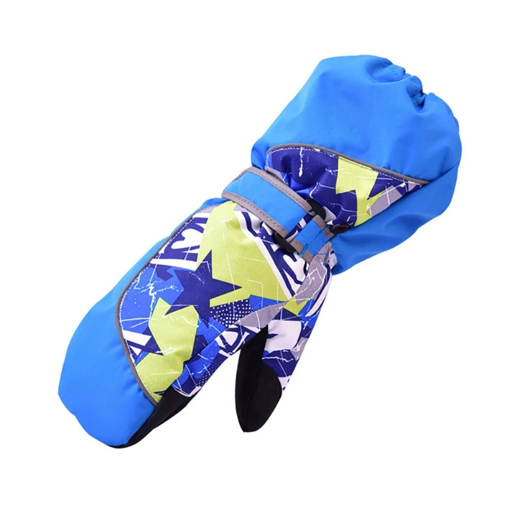 Kids' Winter Ski Gloves – Windproof & Anti-Slip