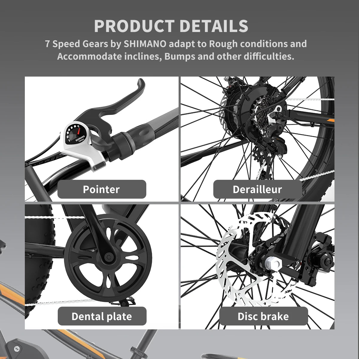 48V 13Ah Electric Mountain Bike
