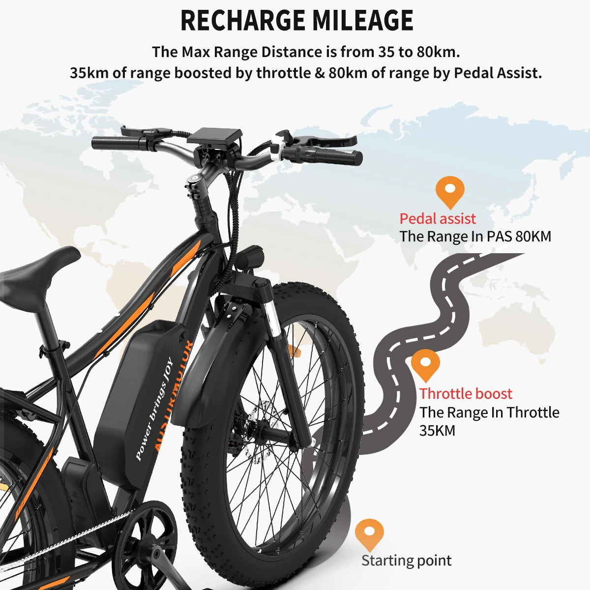 48V 13Ah Electric Mountain Bike