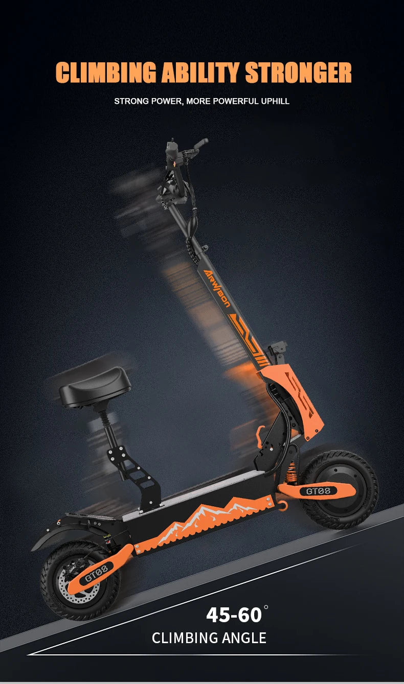 Arwibon 5600W Dual Motor Scooter