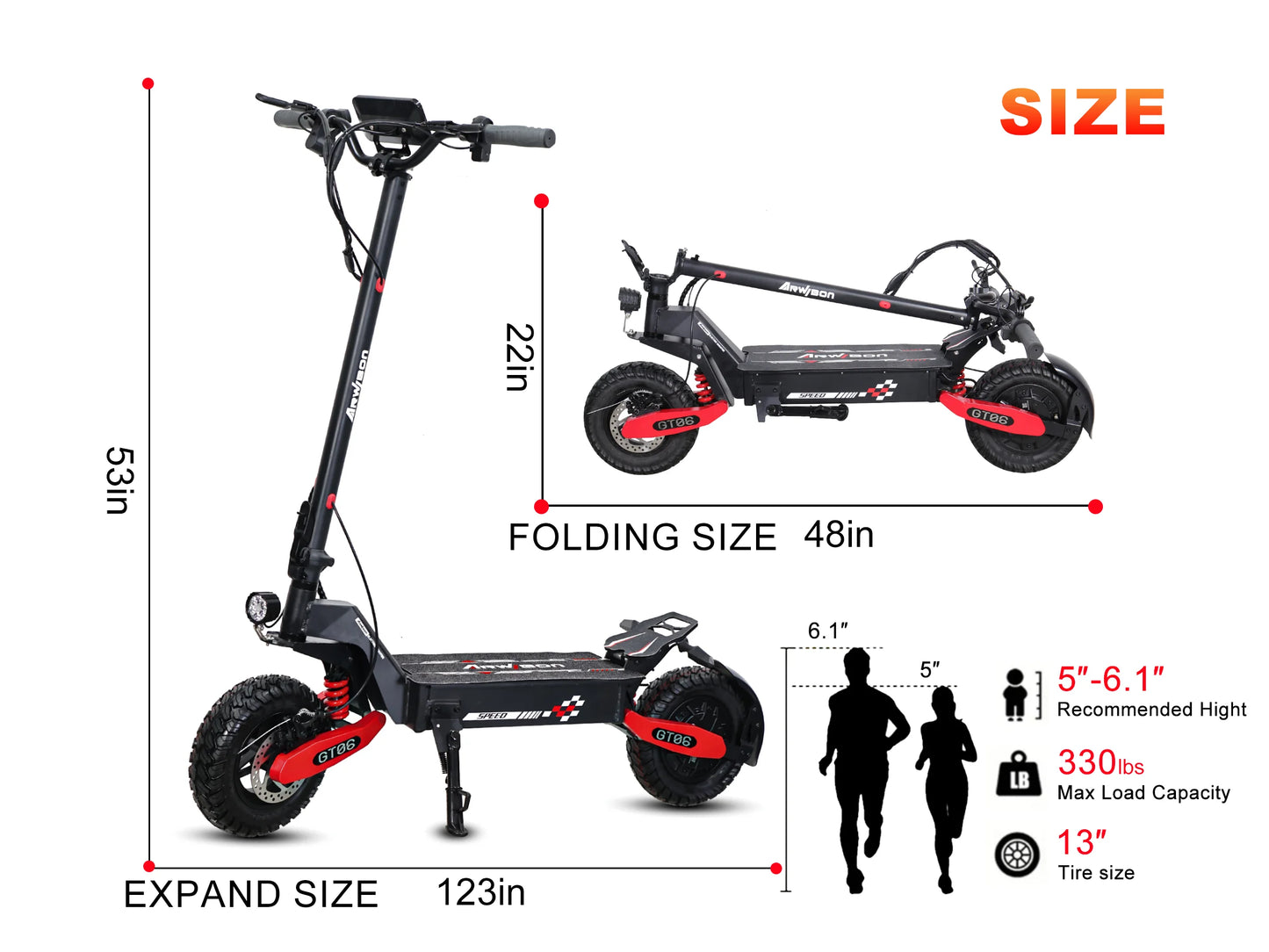 1200W 30MPH Scooter