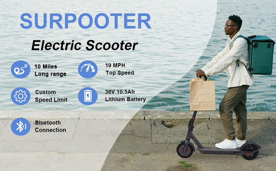 SURPOOTER 350W Foldable Scooter