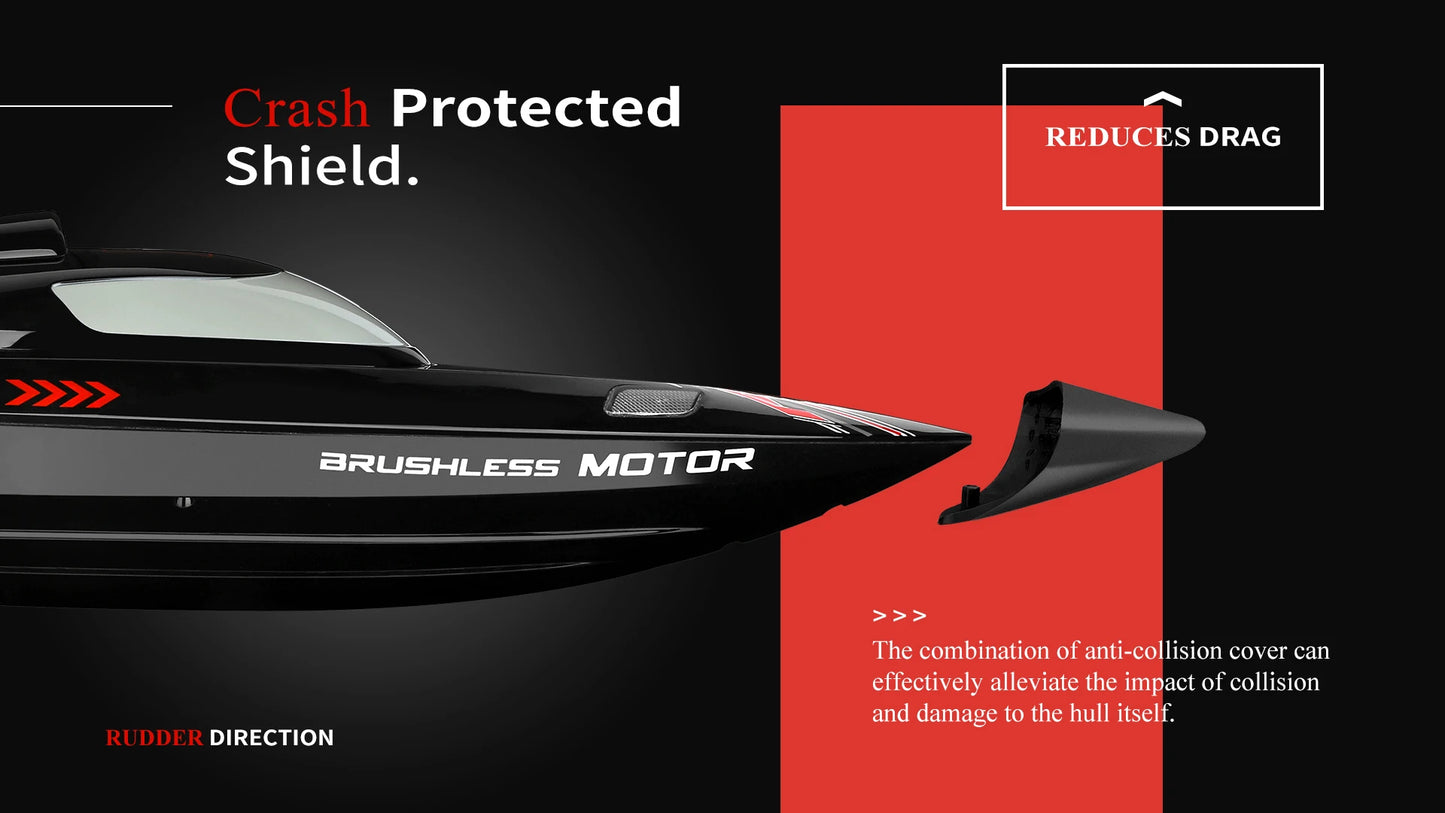 Racing Speedboat with 2 Batteries