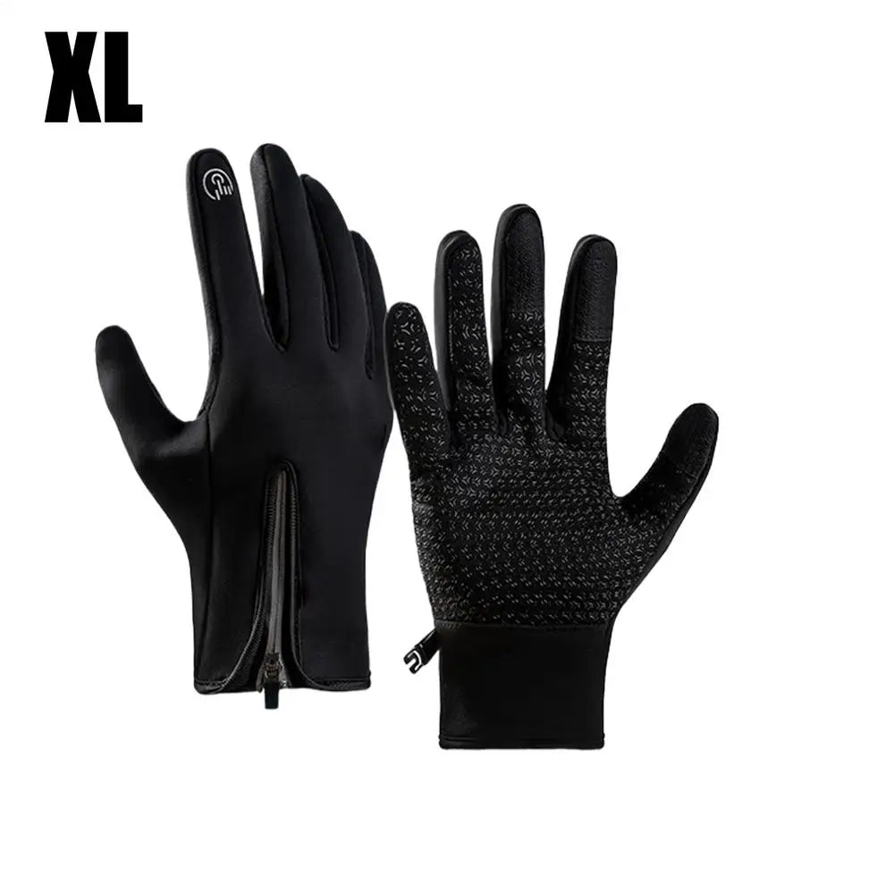 Touchscreen Winter Gloves – Zippered for Men & Women