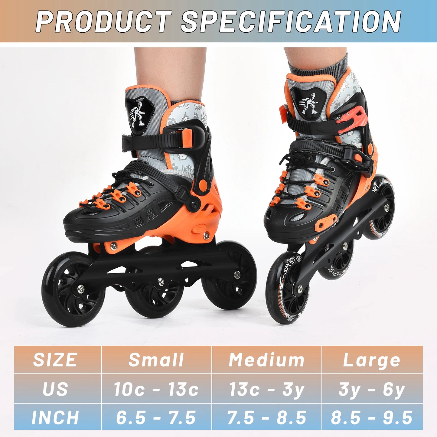 Professional Inline Men's and Women's Roller Skates