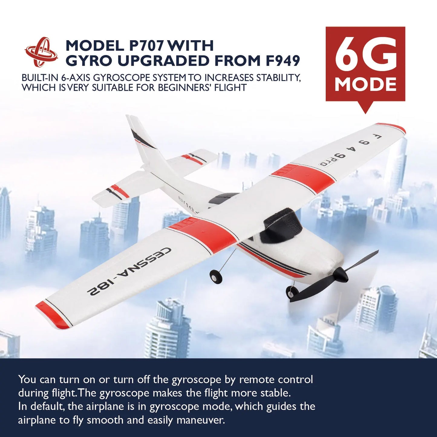 3CH Fixed Wing with Gyroscope