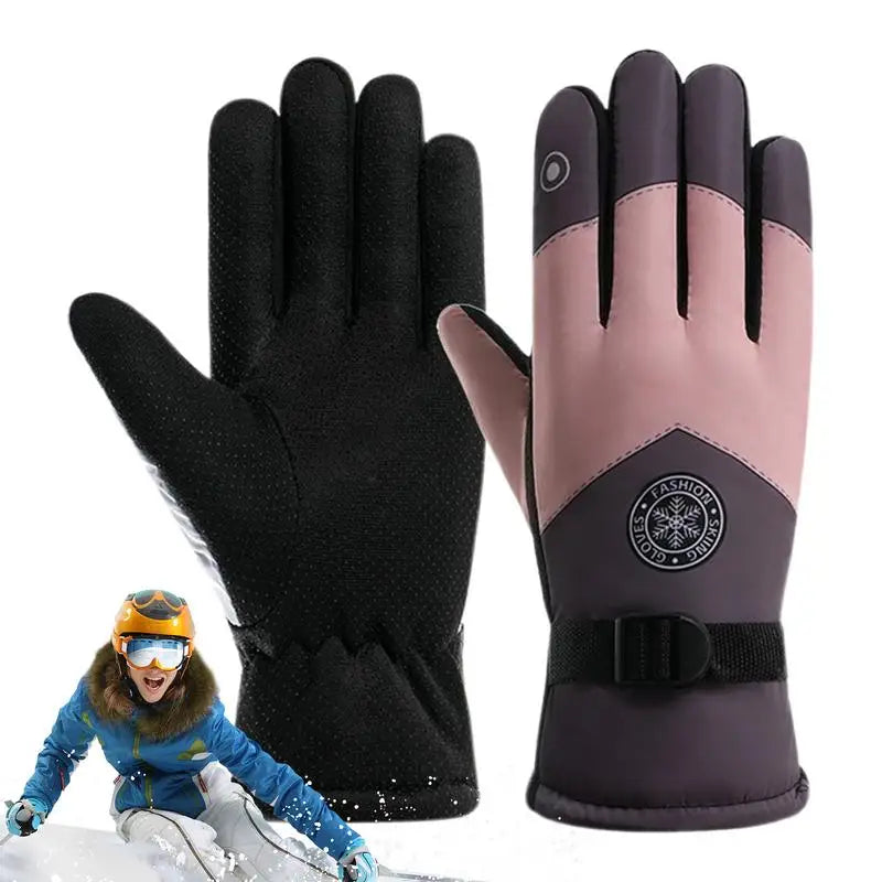 Unisex Ski Gloves – Windproof & Touchscreen