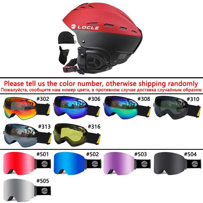 LOCLE Pro Ski Helmet