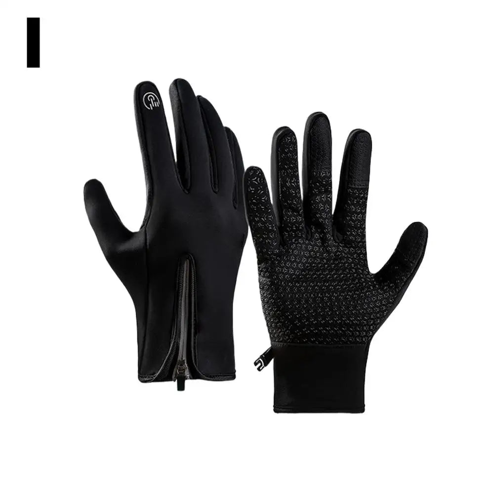 Touchscreen Winter Gloves – Zippered for Men & Women