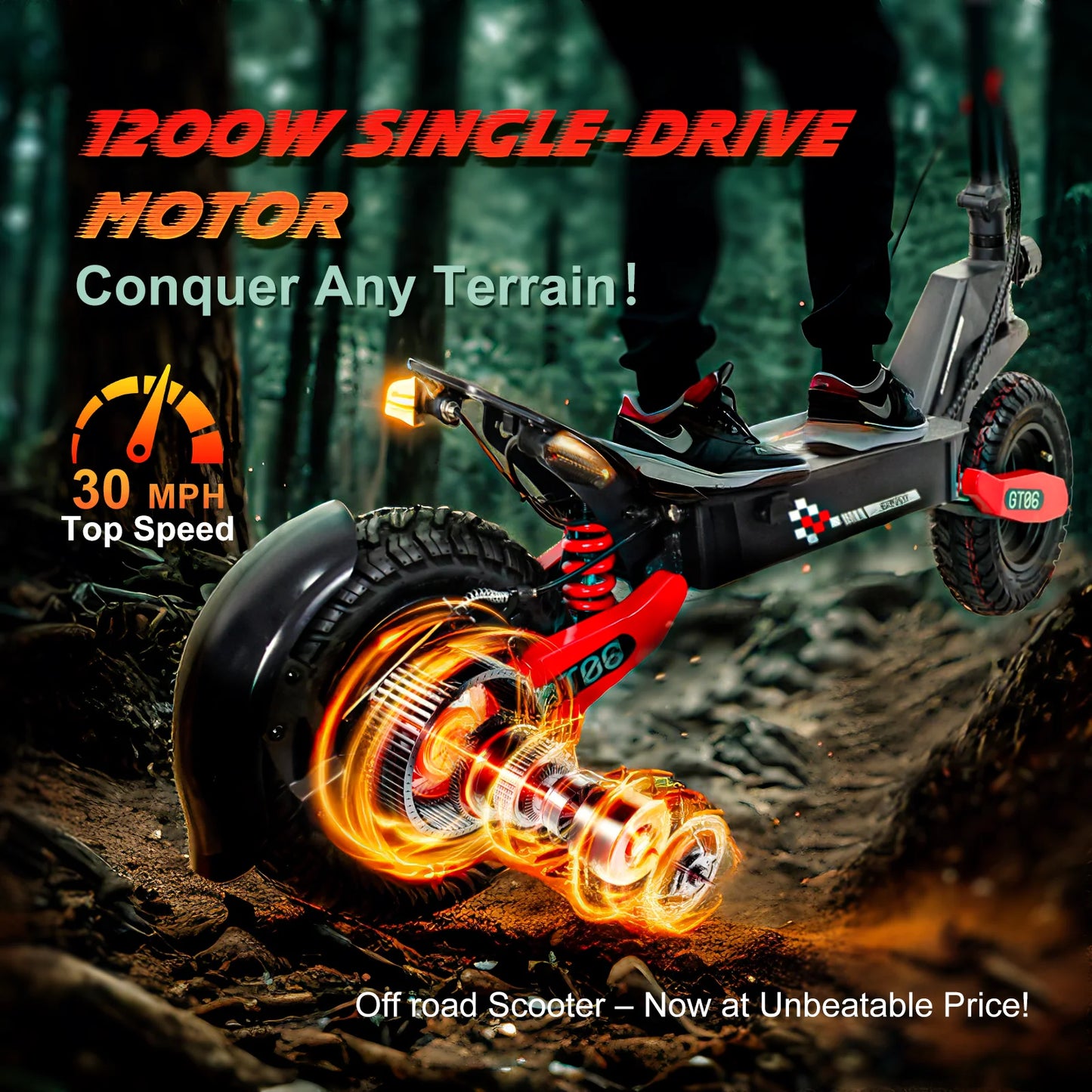 1200W 30MPH Scooter