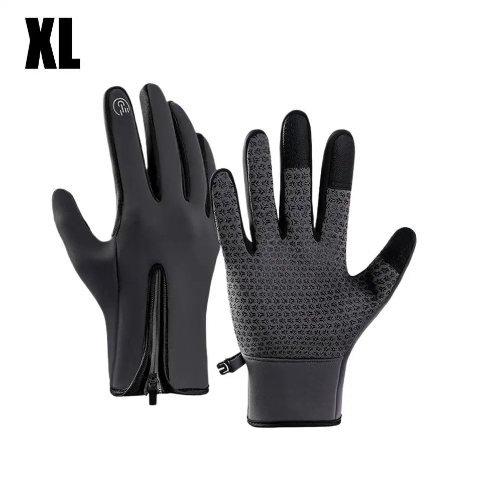 Touchscreen Winter Gloves – Zippered for Men & Women