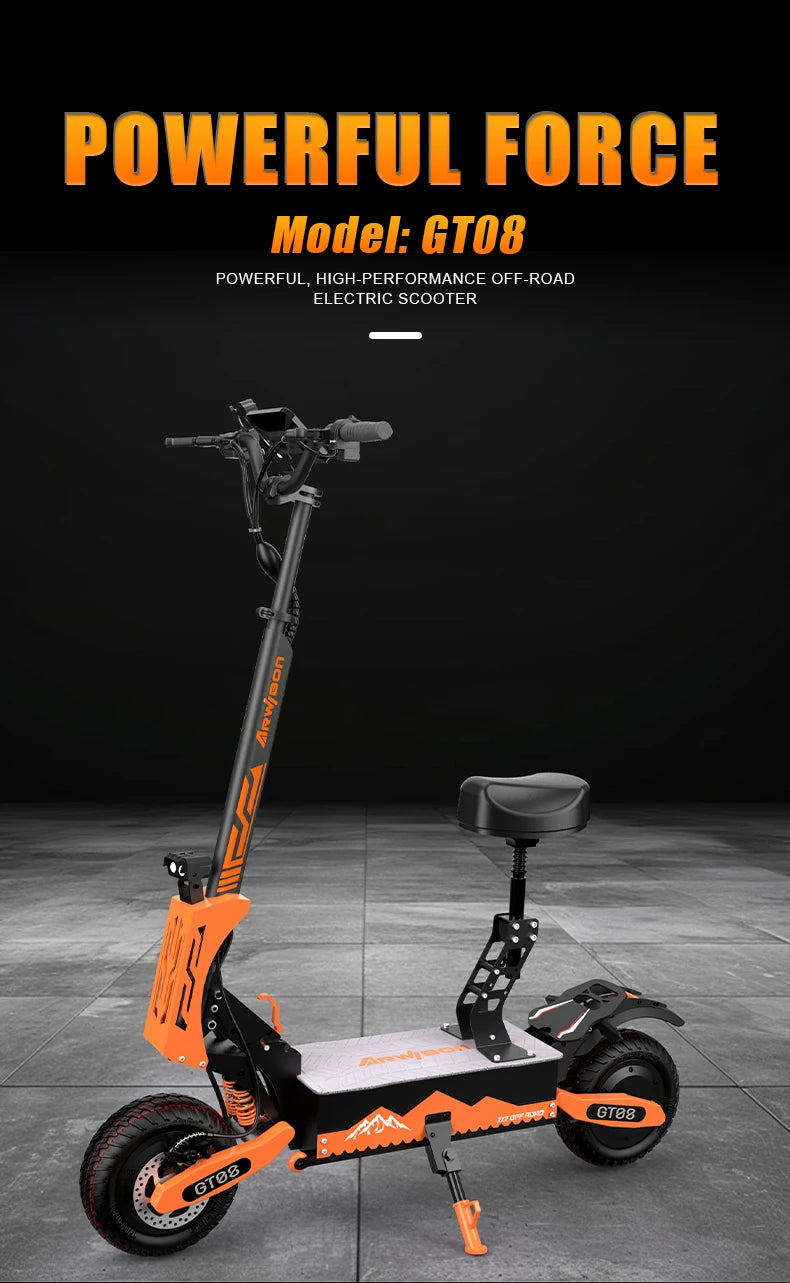 Arwibon 5600W Dual Motor Scooter