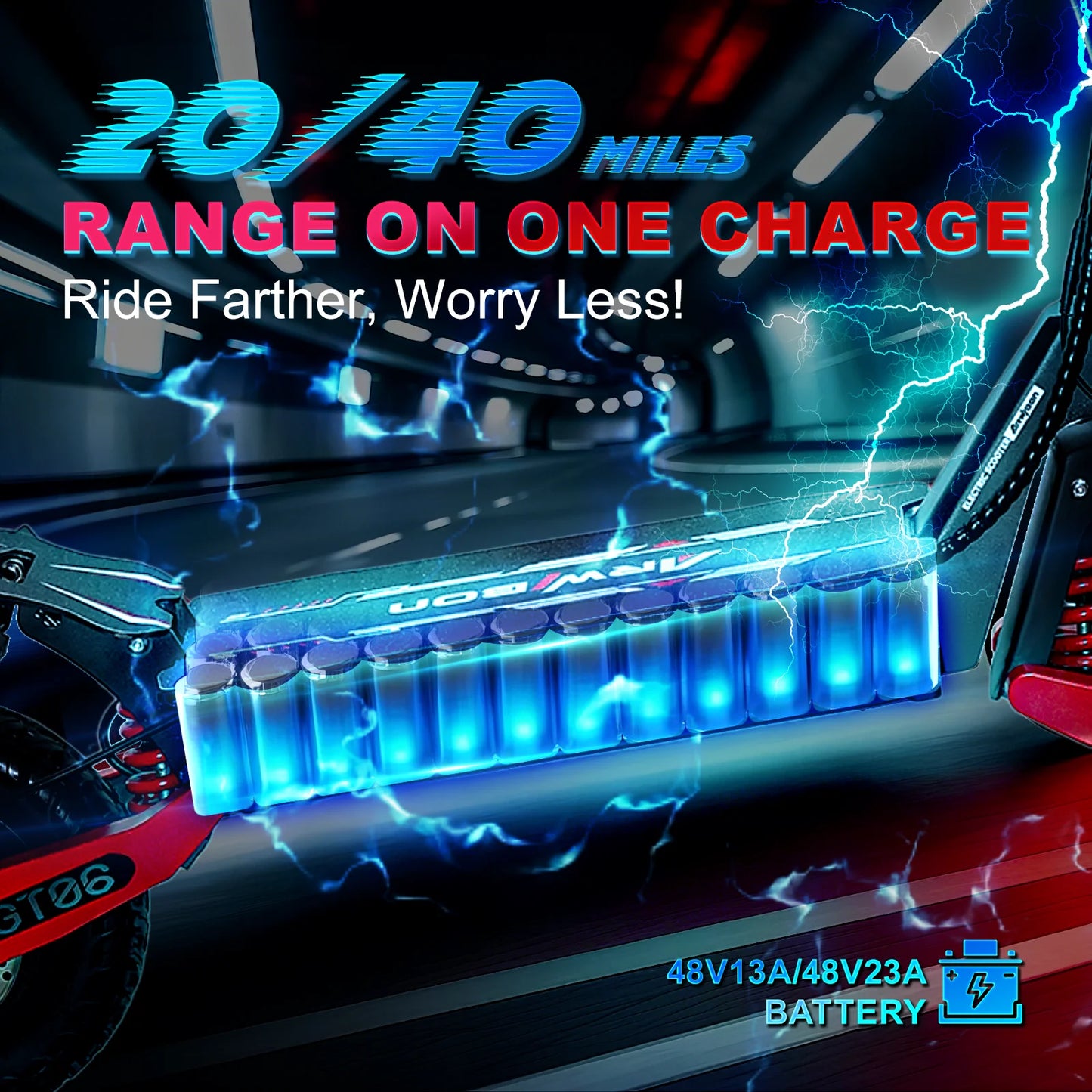 1200W 30MPH Scooter