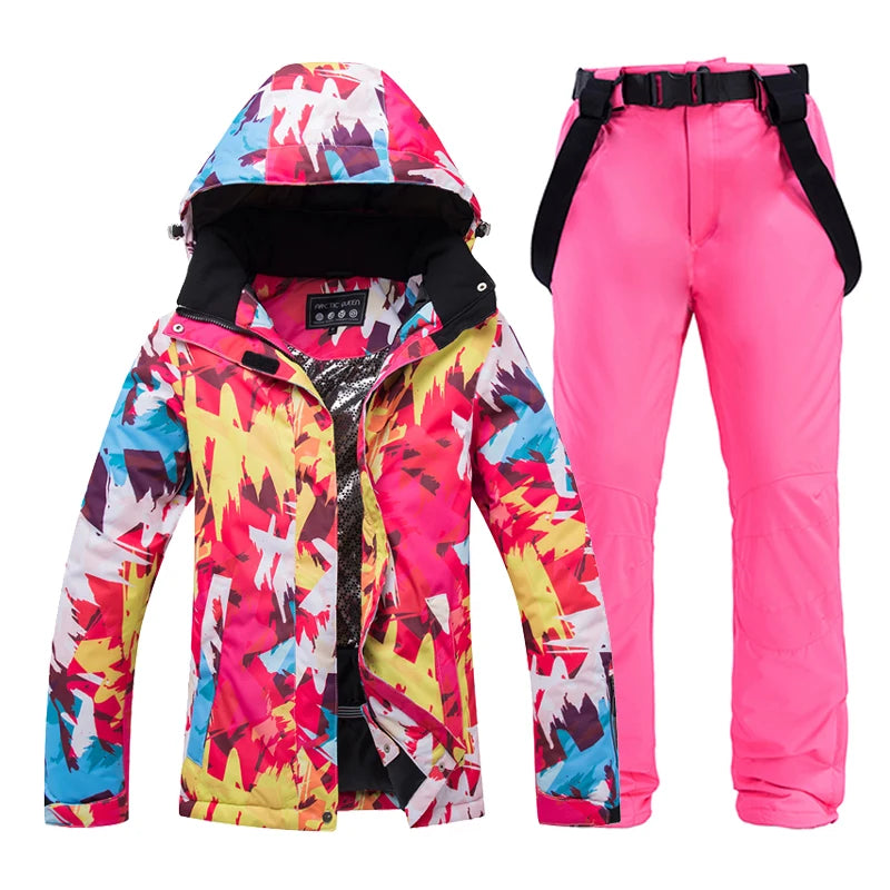 Women's Snowboard Suit – Windproof & Warm