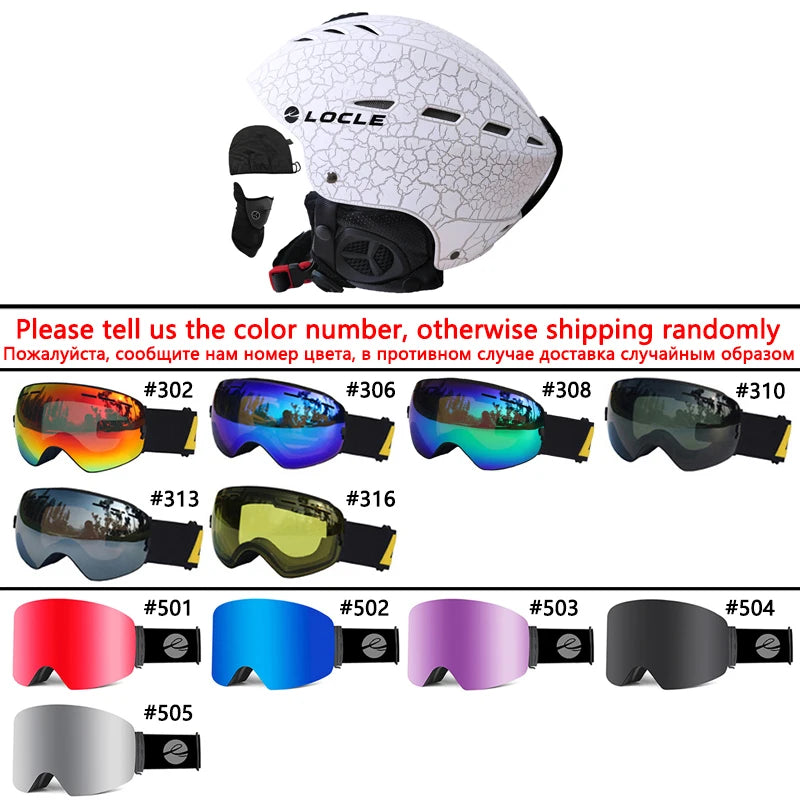 LOCLE Pro Ski Helmet
