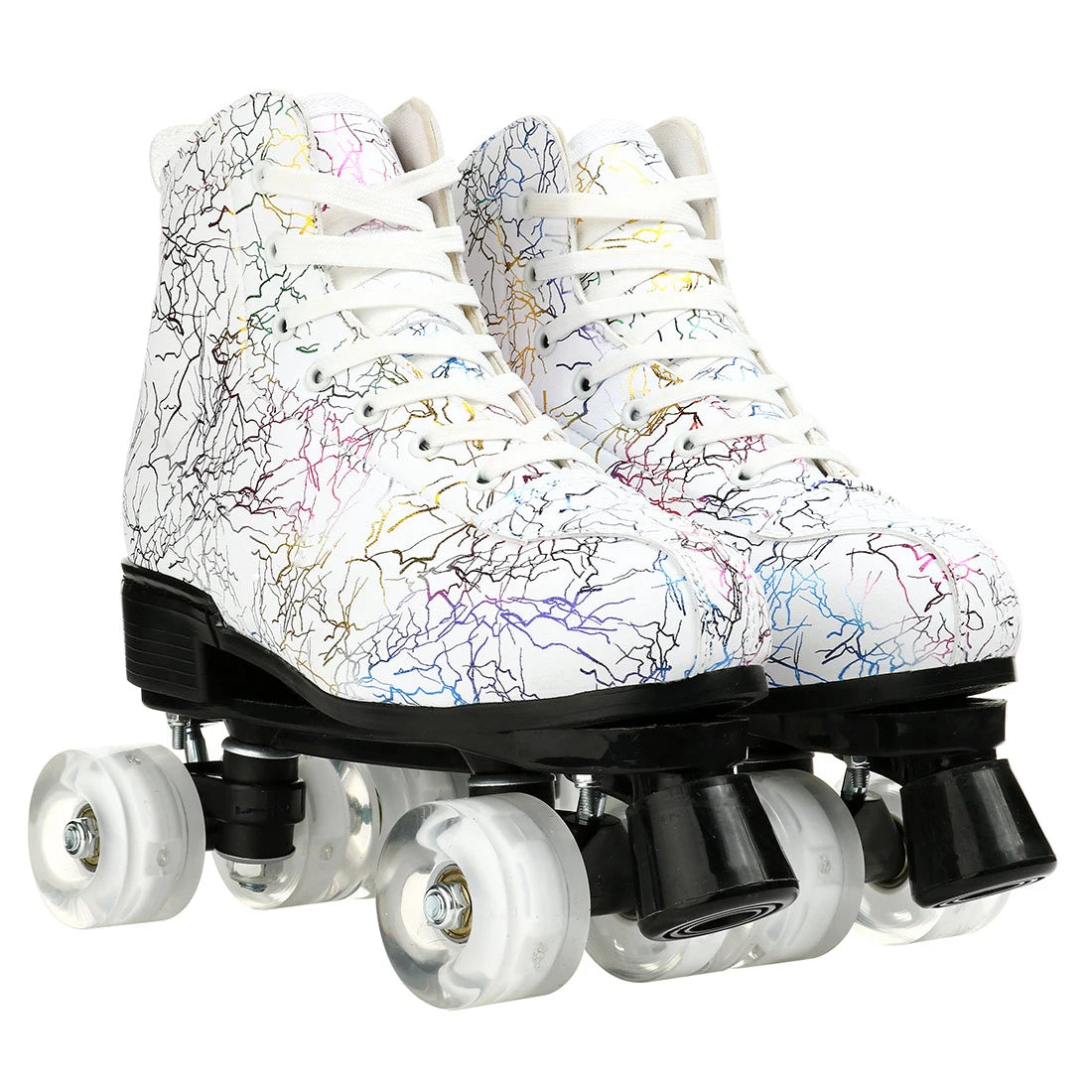 Flashing Quad Roller Skates