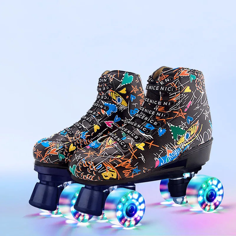Graffiti Flash Roller Skates