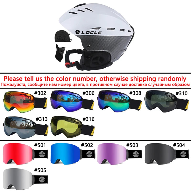 LOCLE Pro Ski Helmet
