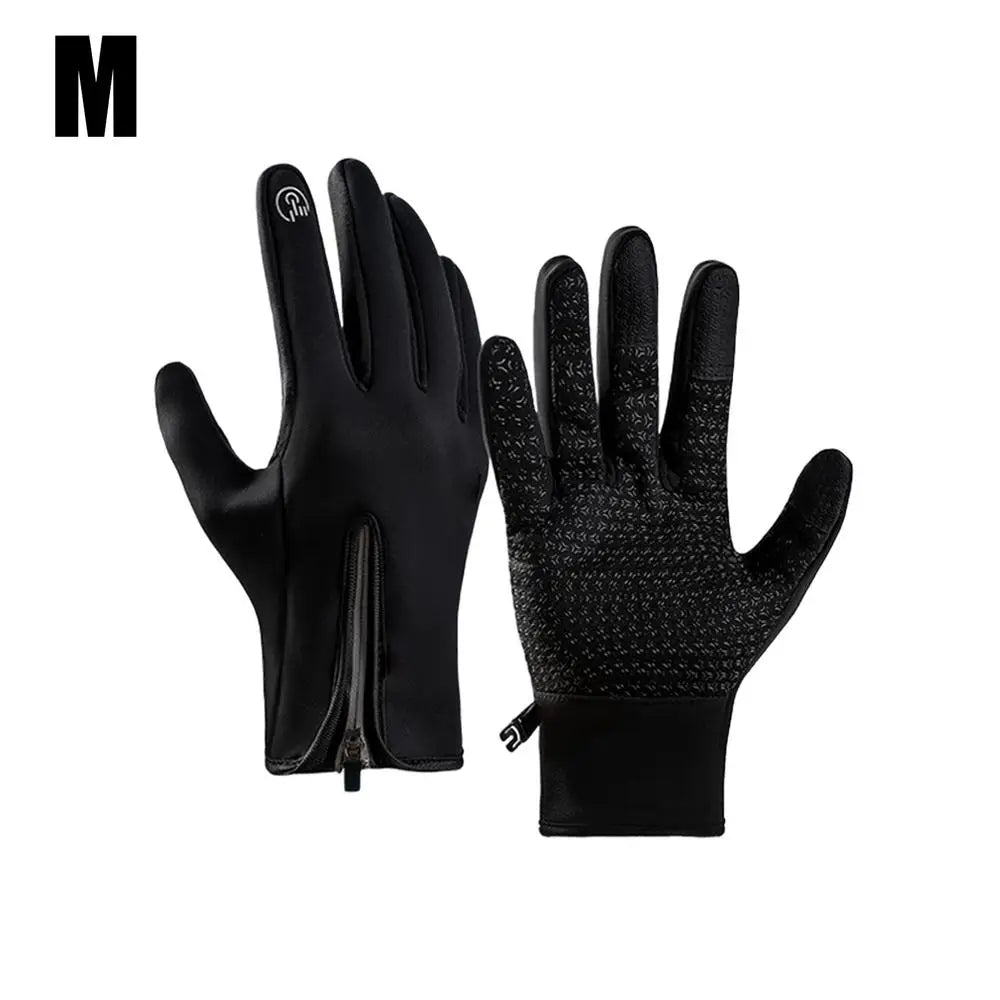 Touchscreen Winter Gloves – Zippered for Men & Women