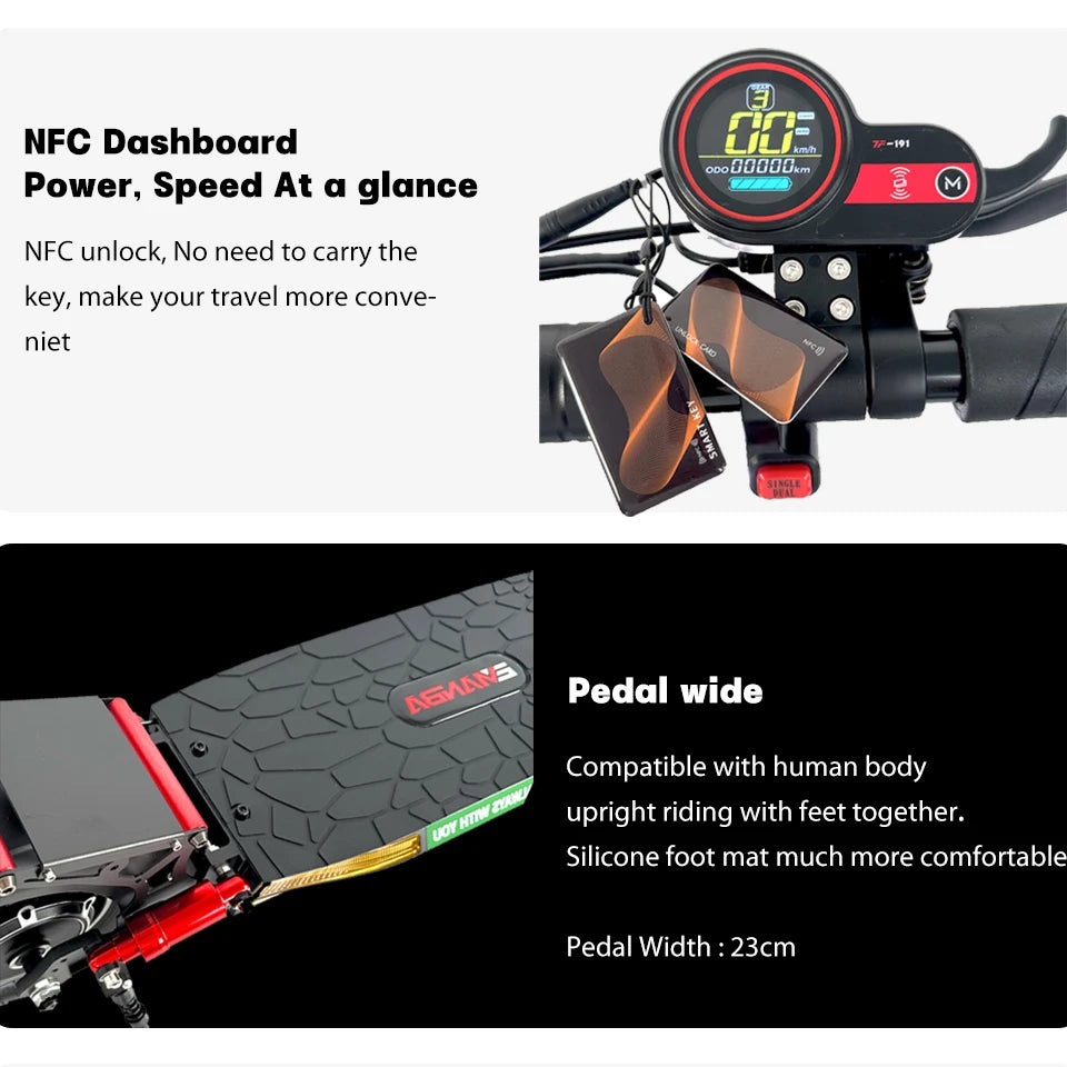 800W 2-Wheel Folding Scooter