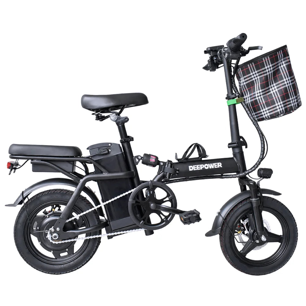 14" Folding Ebike Multi-Shock Suspension