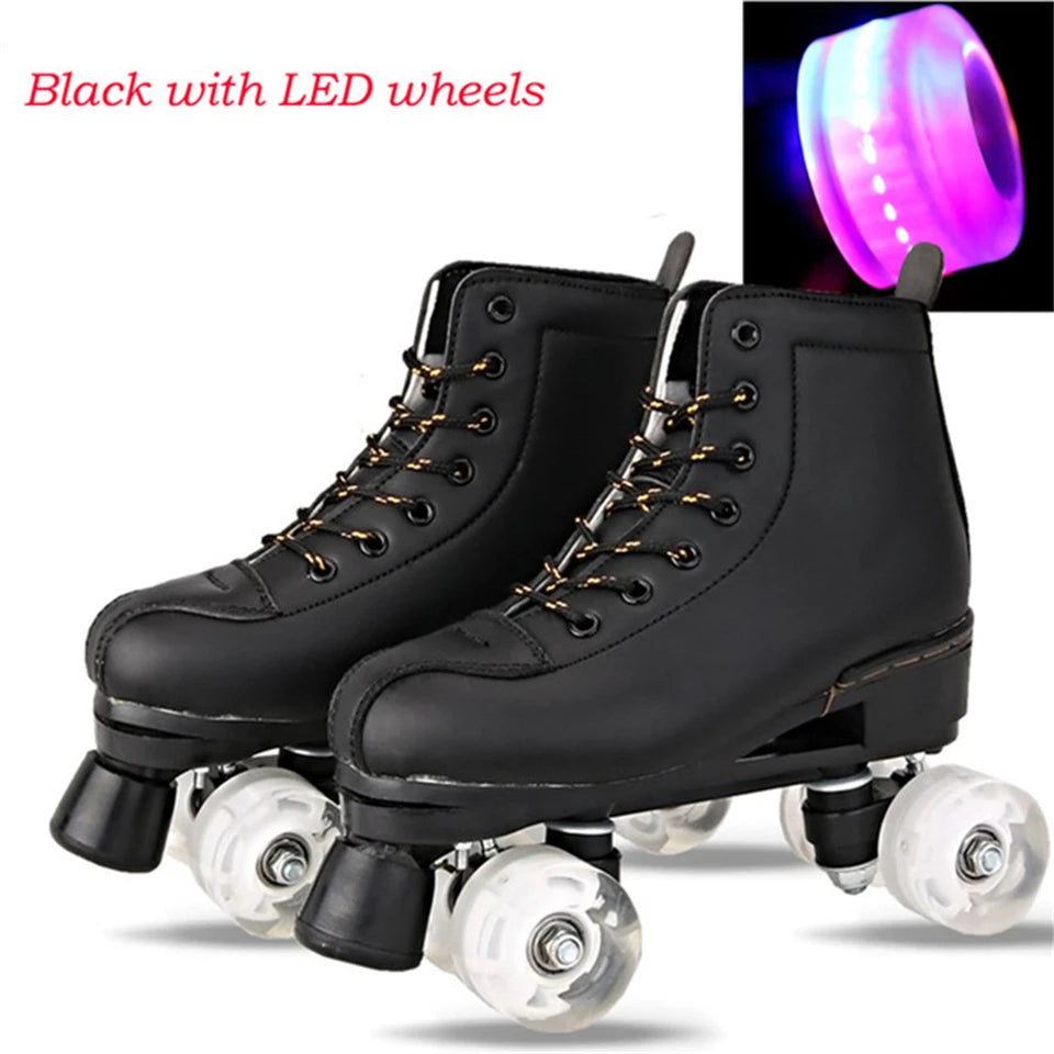 PU Leather Roller Skates