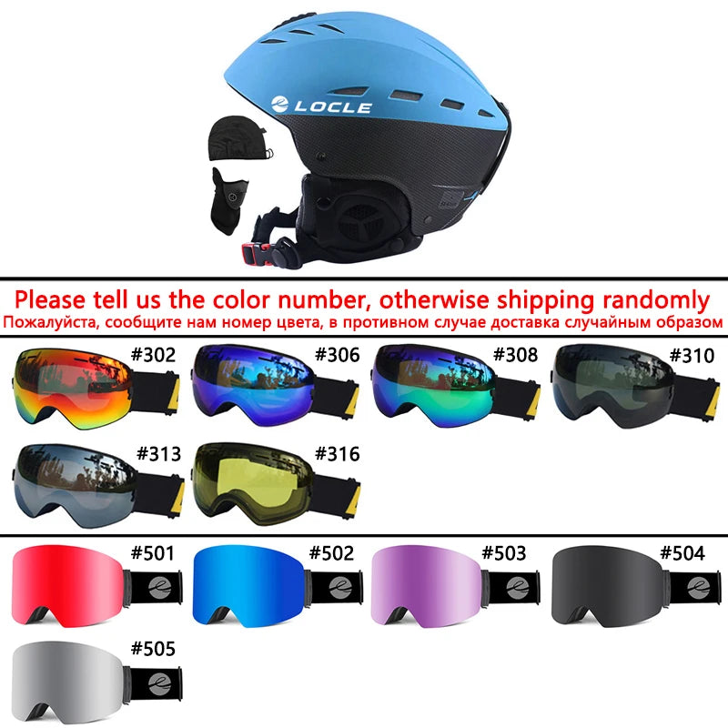 LOCLE Pro Ski Helmet