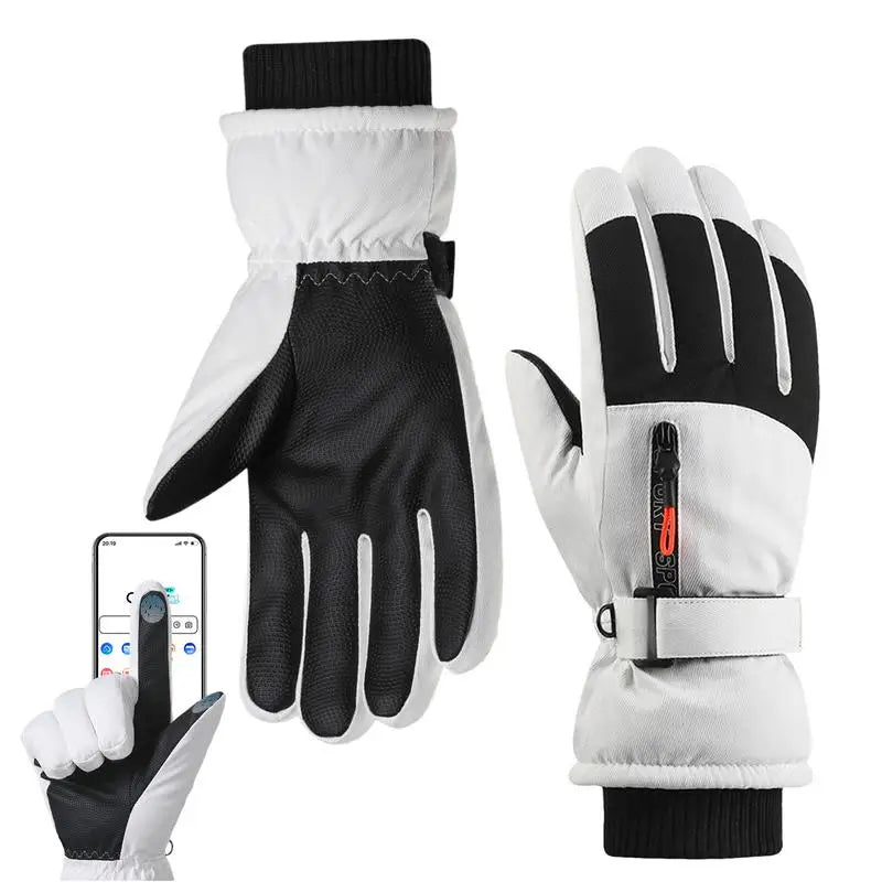Waterproof Ski Mittens – Thickened & Touchscreen