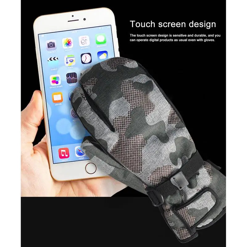 Touchscreen Ski Gloves – Winter & Waterproof