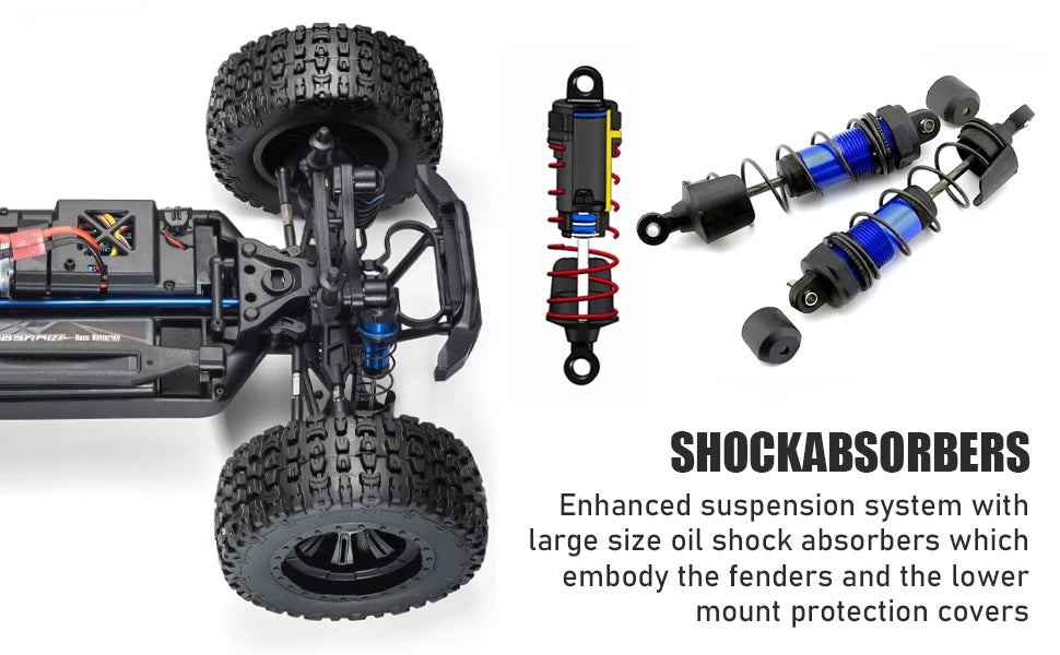 4WD Monster Truck with Electric Power