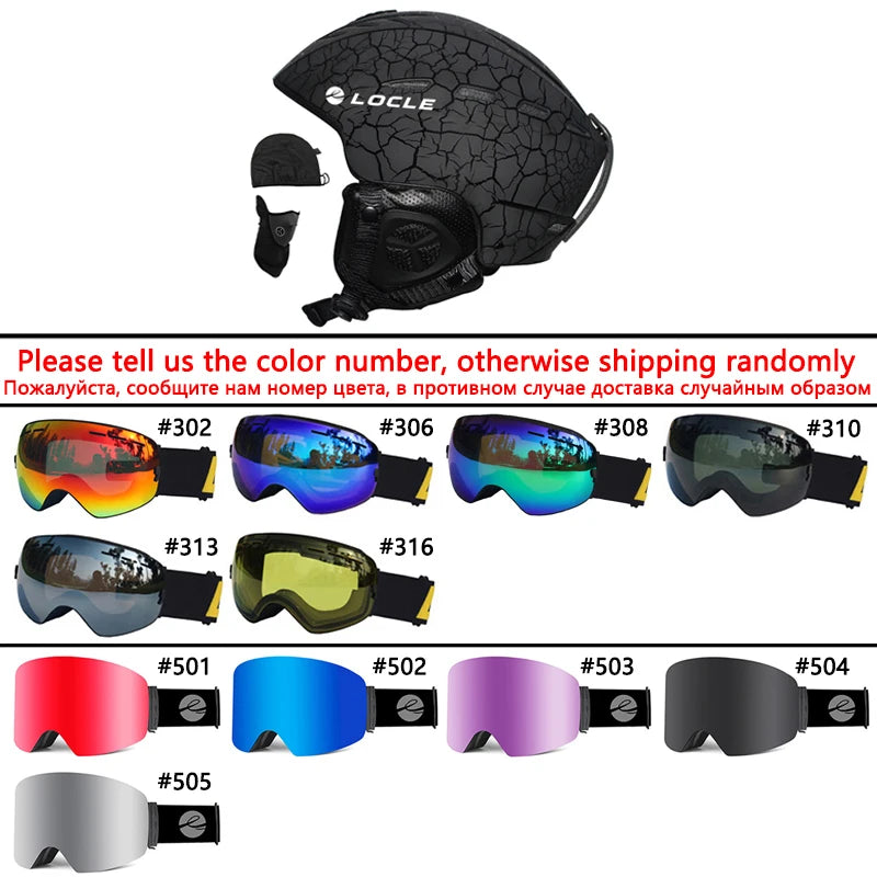 LOCLE Pro Ski Helmet