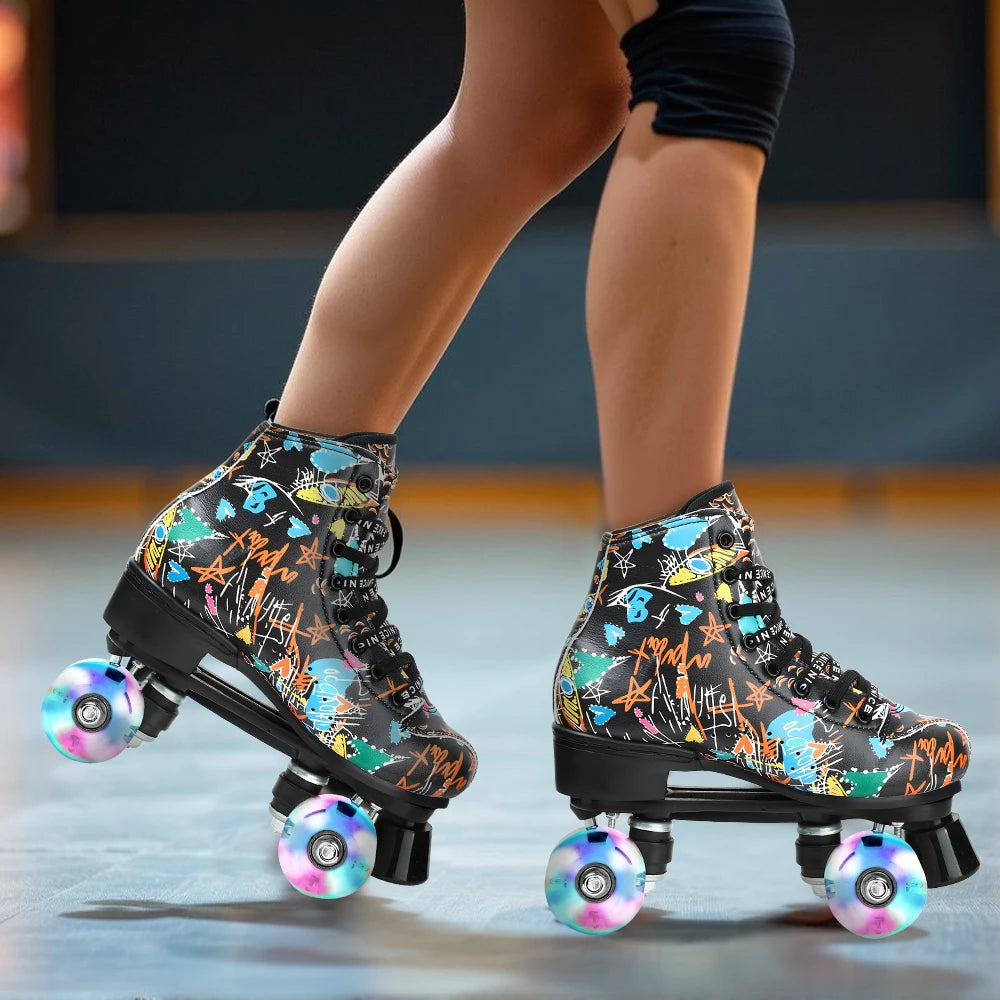 Graffiti Flash Roller Skates
