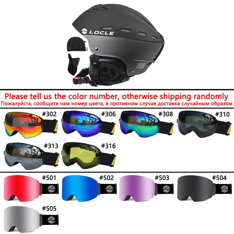 LOCLE Pro Ski Helmet