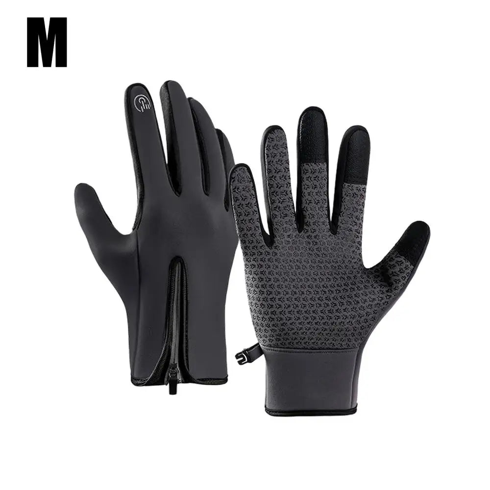 Touchscreen Winter Gloves – Zippered for Men & Women