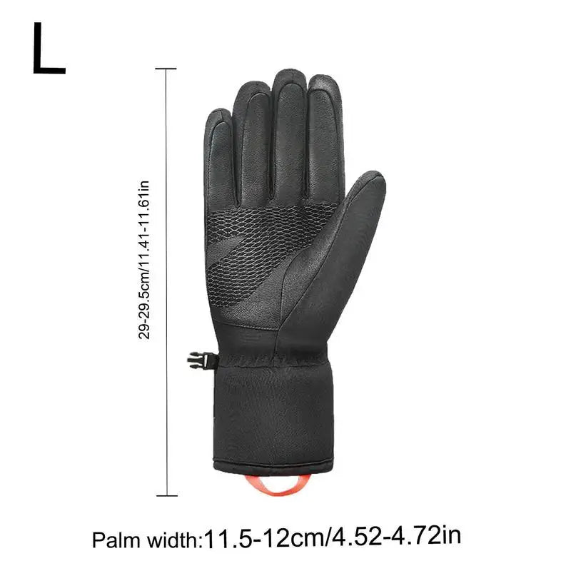 Snow Ski Gloves – Waterproof with Touchscreen Fingers