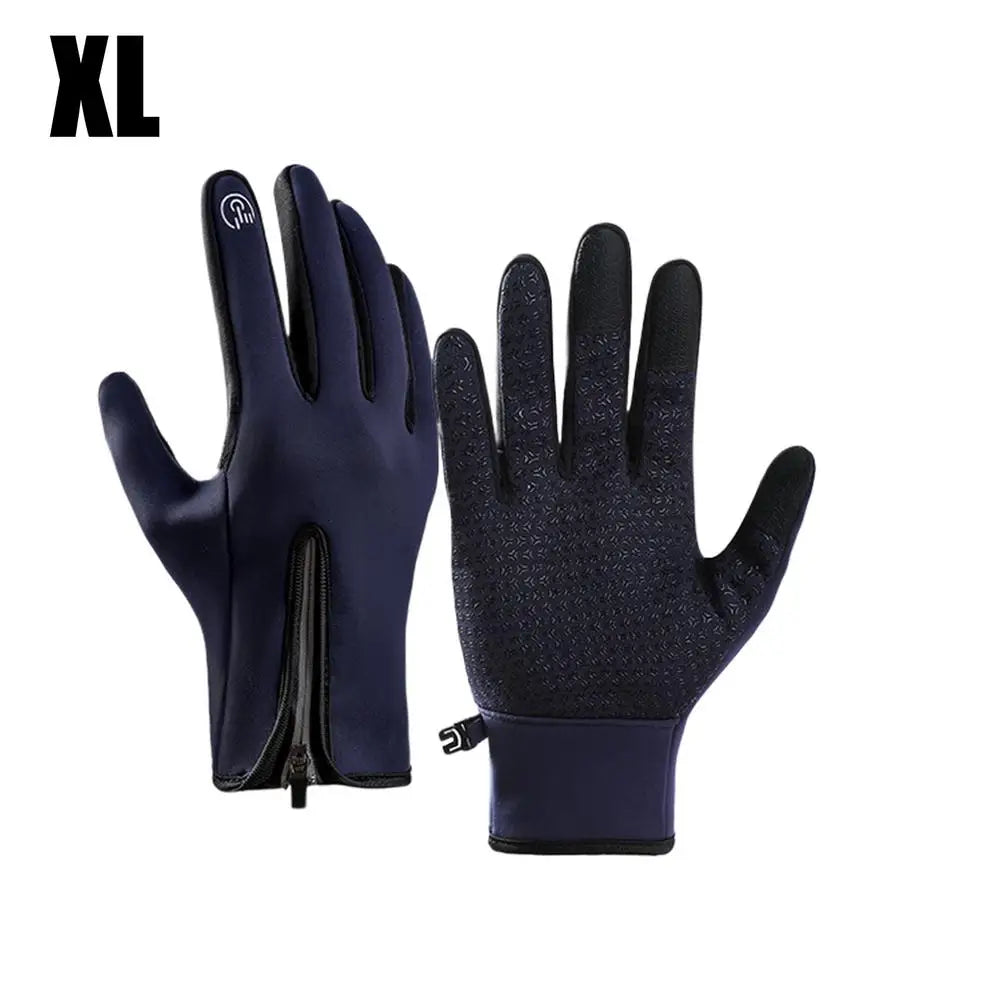 Touchscreen Winter Gloves – Zippered for Men & Women
