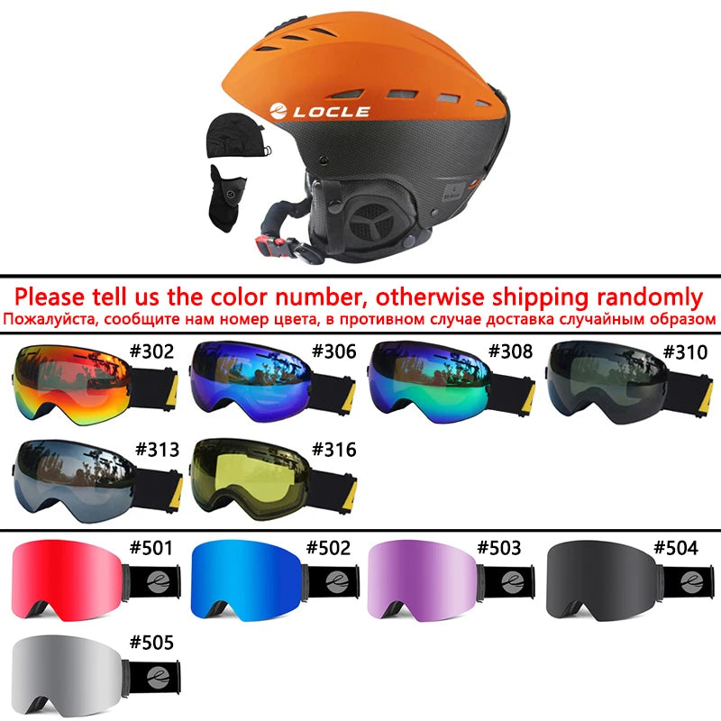 LOCLE Pro Ski Helmet