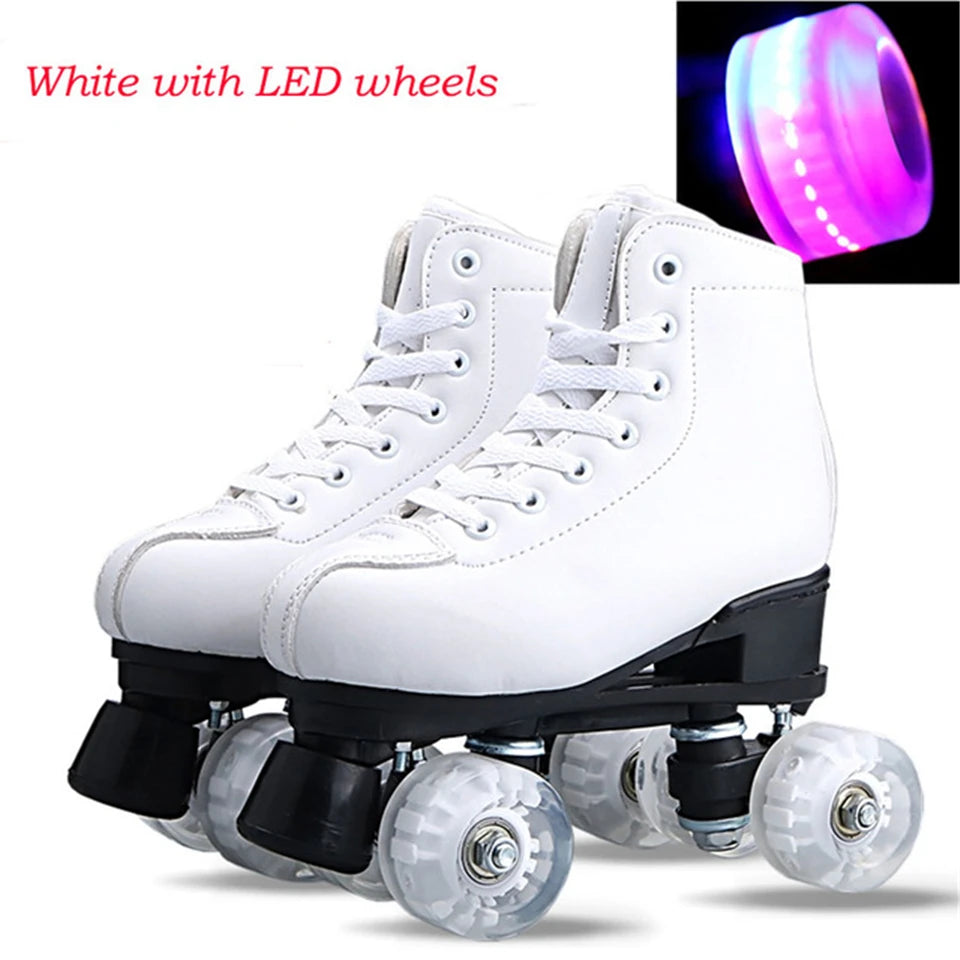 PU Leather Roller Skates