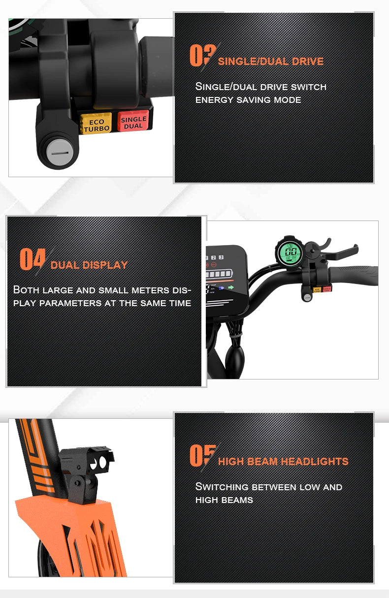Arwibon 5600W Dual Motor Scooter