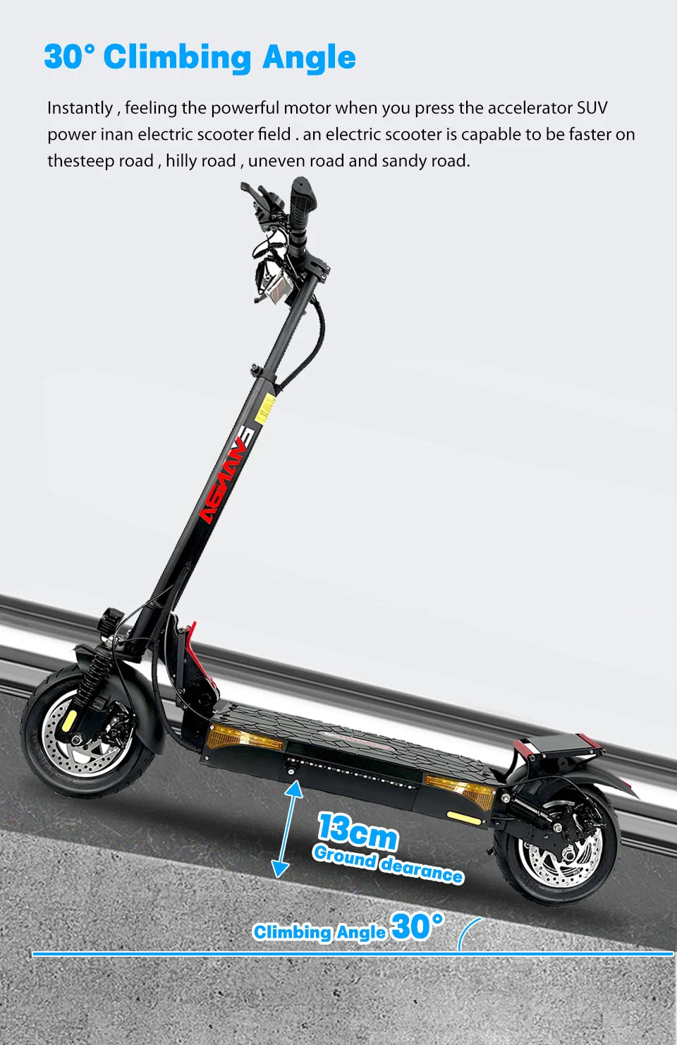 800W 2-Wheel Folding Scooter