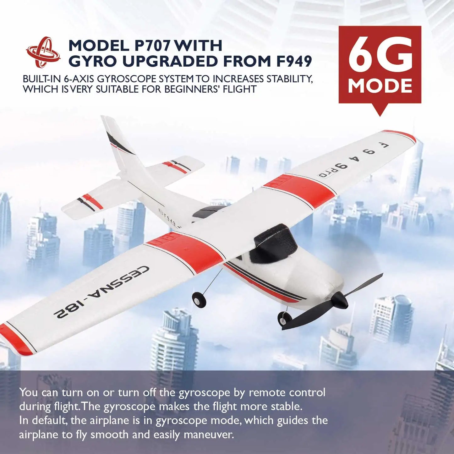 3CH Fixed Wing with Gyroscope