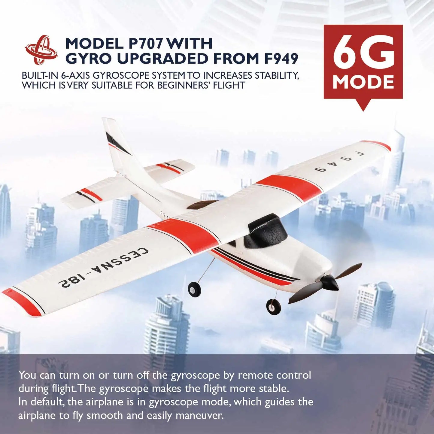 3CH Fixed Wing with Gyroscope
