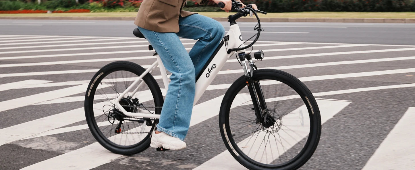 2.1" Tire, 22MPH, 7-Speed Commuter Ebike