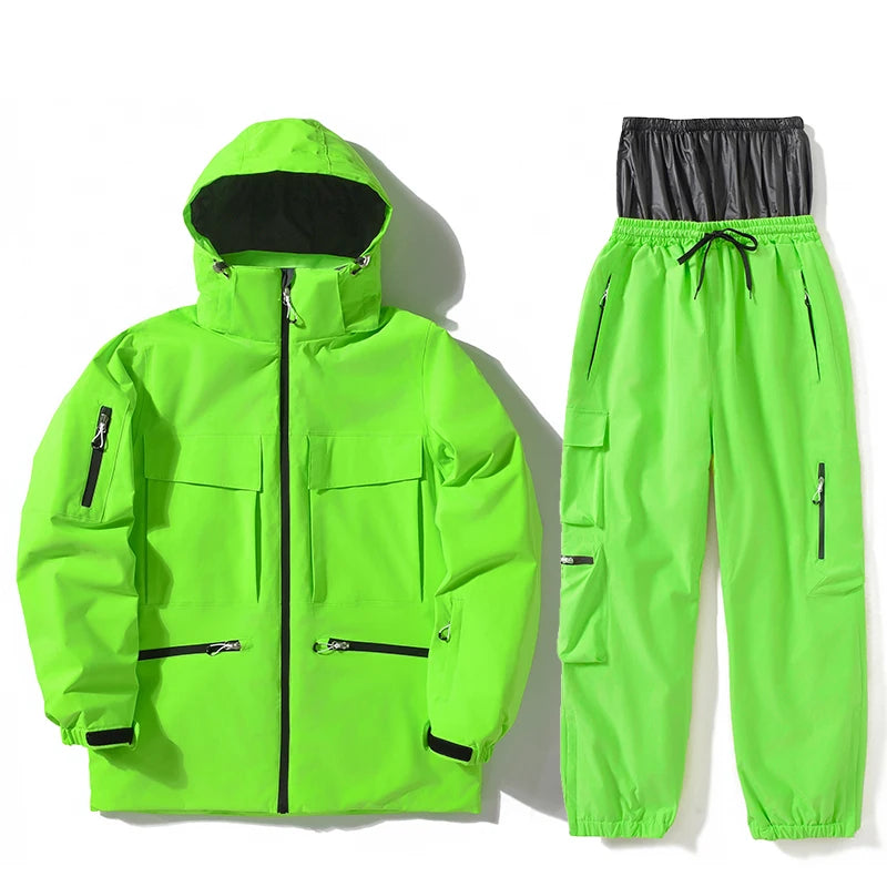 Men’s Ski Jacket Set – Waterproof & Windproof