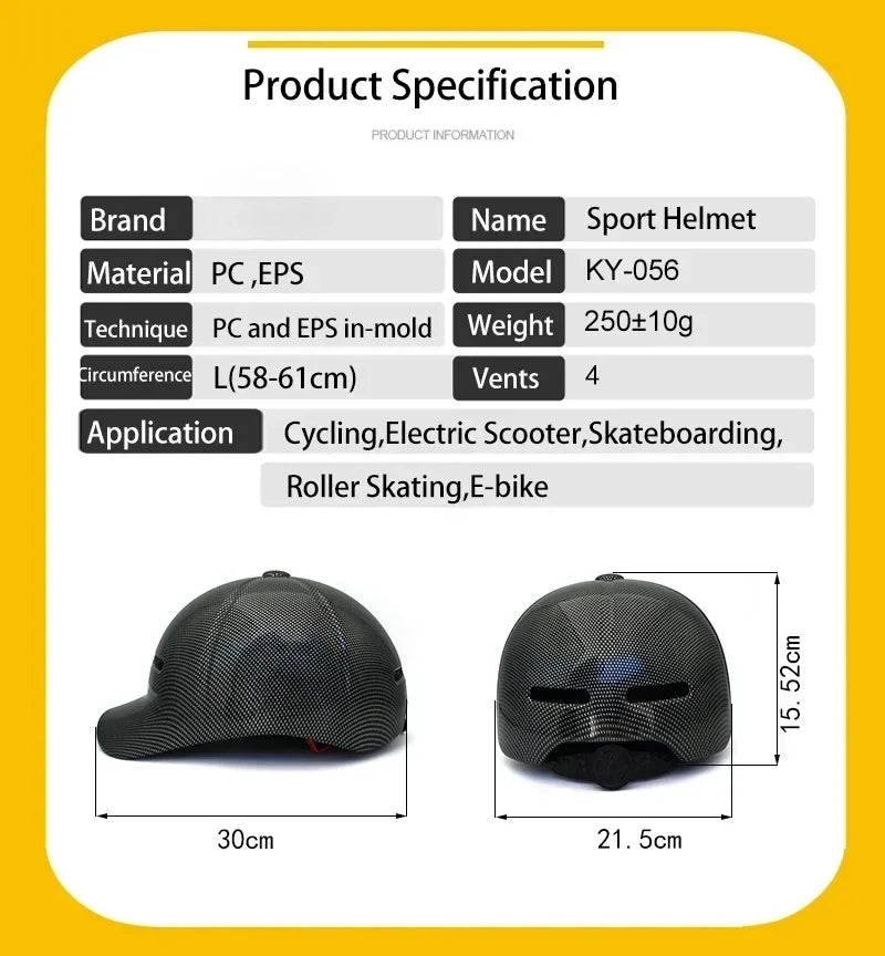 Ultralight Approved Scooter Helmet
