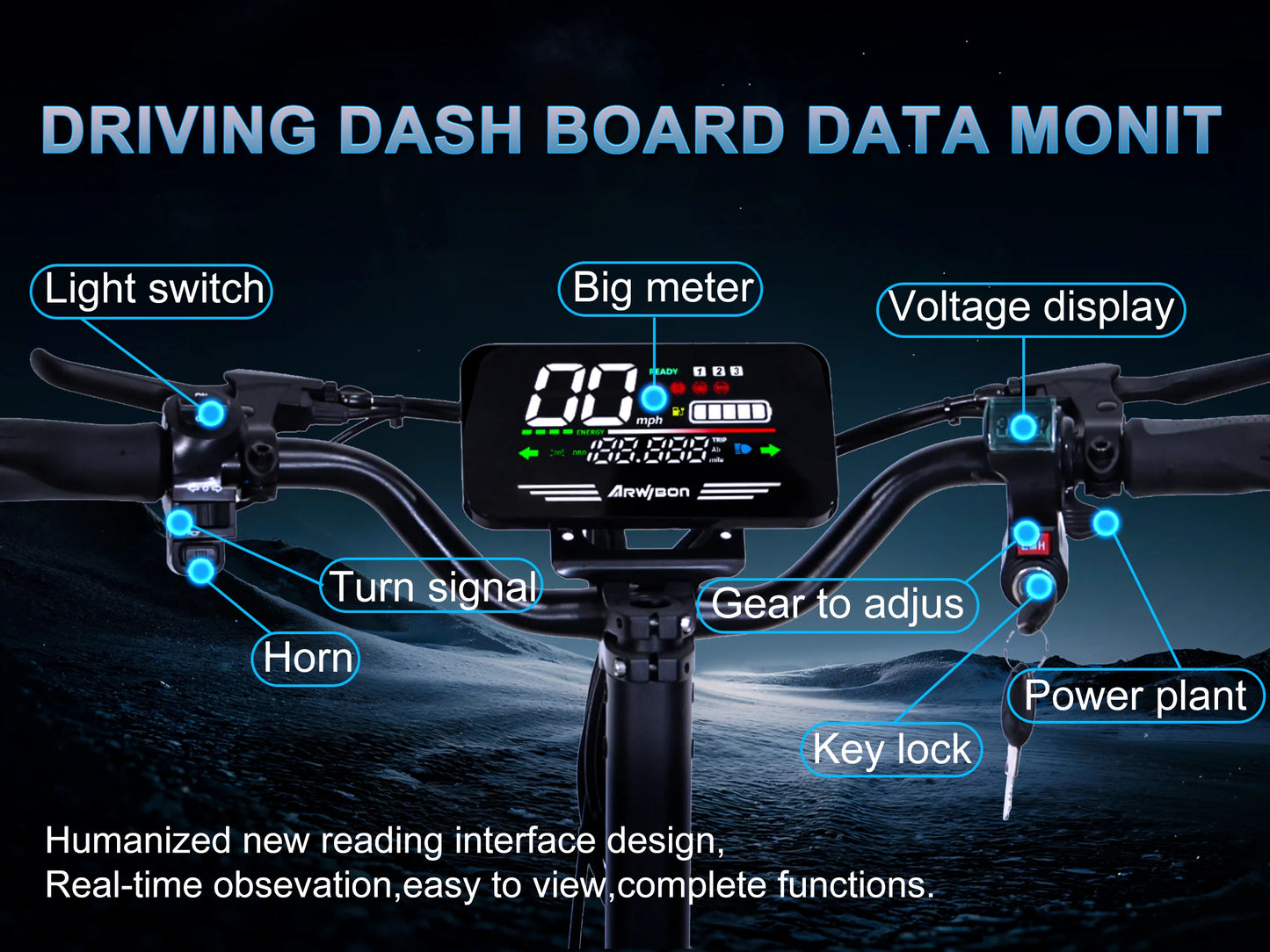 1200W 30MPH Scooter